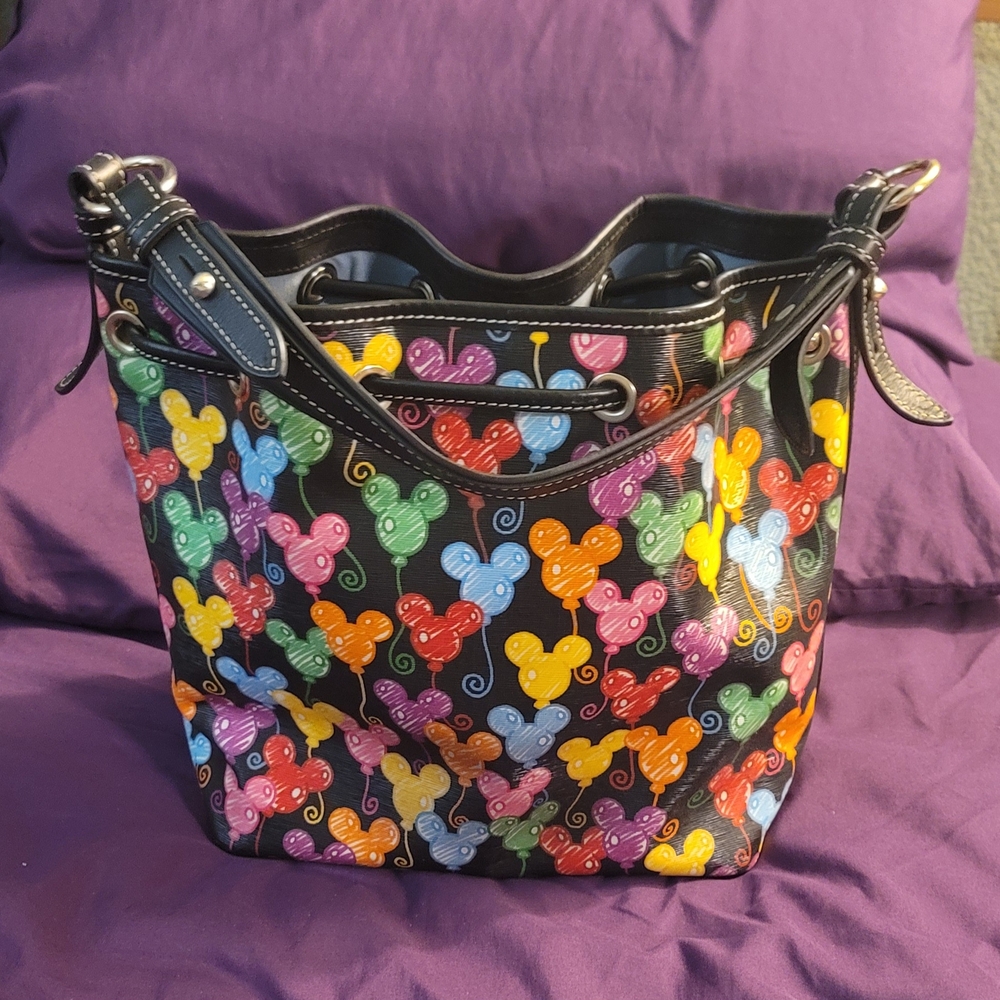Dooney & Bourke Multicolor Mickey Mouse Bucket Bag - Picture 2 of 4